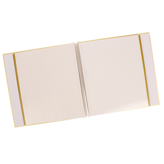 Фотоальбом магнитный 20 листов "Счастливые моменты" золото МИКС 29,5х27х3 см
