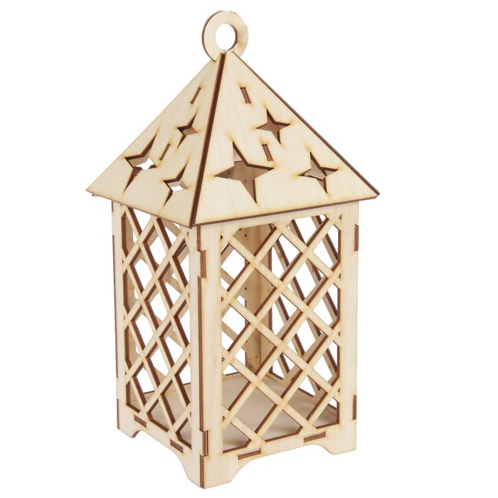 Фонарик "Решетка" 10.5х25х10.5см (ДФ 00-07)