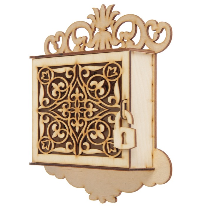 Ключница с замком 19х22х4,5см (КлД 00-01)