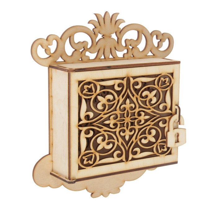 Ключница с замком 19х22х4,5см (КлД 00-01)