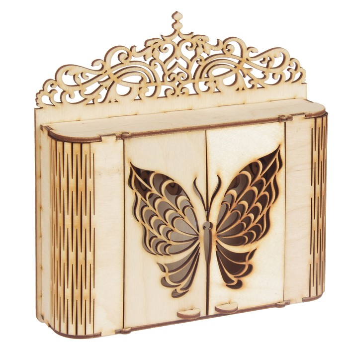 Ключница "Бабочка" 20х20х4,5см (КлД 00-08)