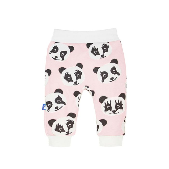 Штанишки детские "Озорные панды", рост 62 см, цвет розовый 5822