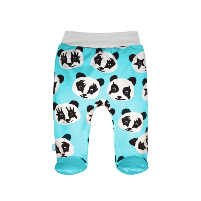 Ползунки детские "Озорные панды", рост 86 см, цвет бирюза 5120