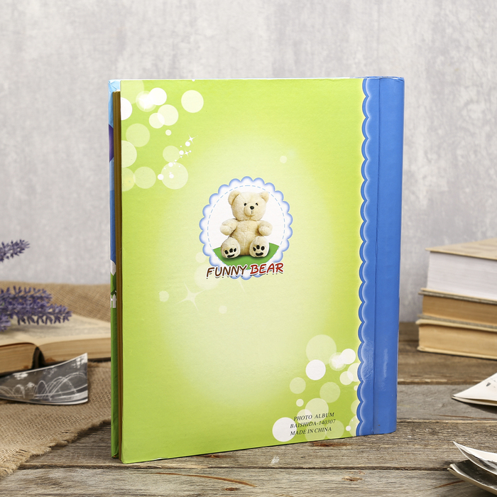 Фотоальбом магнитный на 20 листов "Ассорти", МИКС