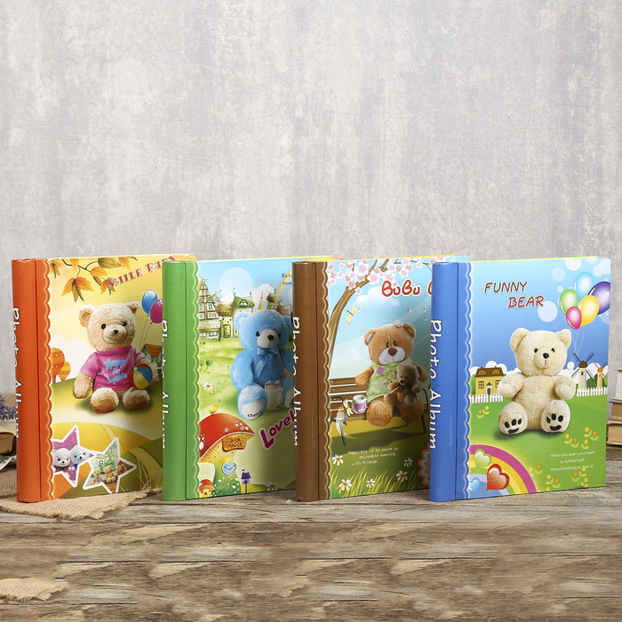 Фотоальбом магнитный на 20 листов "Ассорти", МИКС