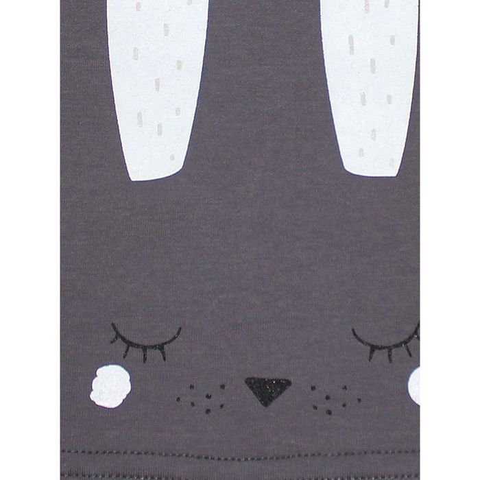 Джемпер детский "Ушастый заяц", рост 62 см, цвет серый 7979