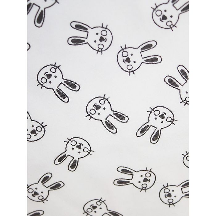 Ползунки детские "Ушастый заяц", рост 74 см, цвет серый 5079