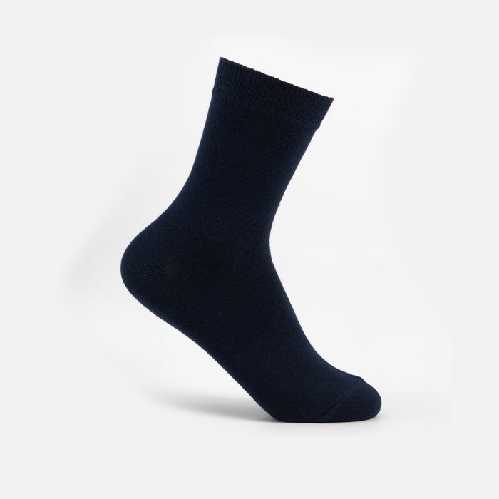 Носки детские, цвет тёмно-синий, размер 16-18