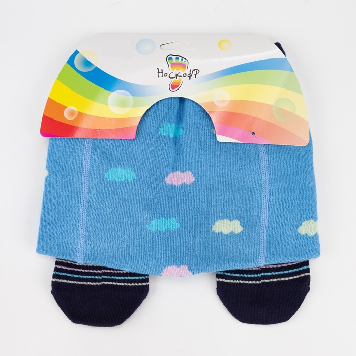 Колготки для мальчика КДМ1-3085, цвет голубой, рост 74-80 см