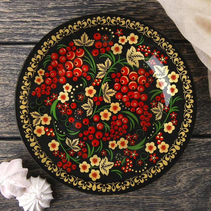 Тарелка десертная "Русская калина" 20 см