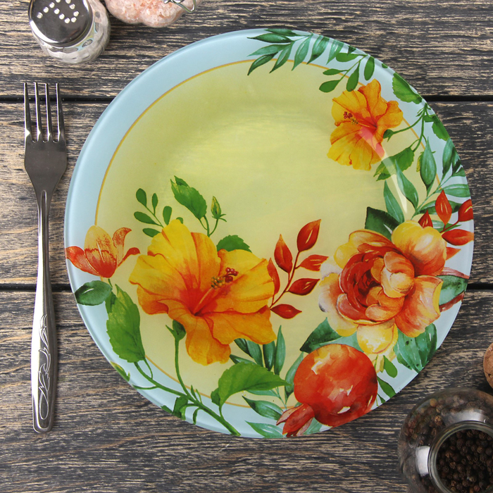 Тарелка обеденная "Душистый букет"