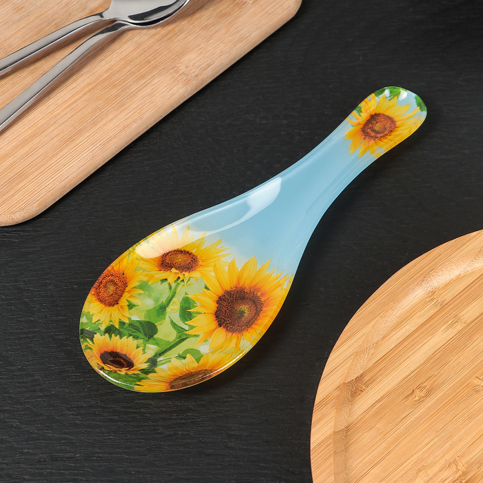 Подставка под ложку &quot;Подсолнухи&quot;