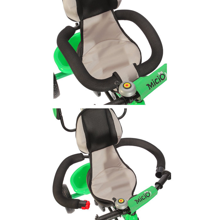 Велосипед трехколесный Micio Light 2018, колеса EVA 10"/8", цвет зеленый