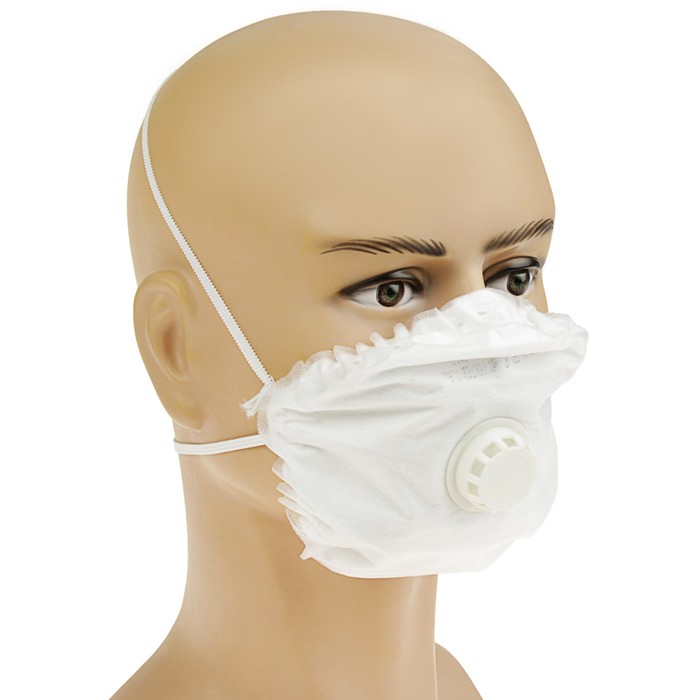 Полумаска "Исток-200" (ультразвук) FFP2 в сборе с клапаном