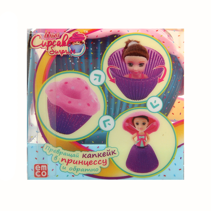 Миниатюрная кукла-кекс, МИКС