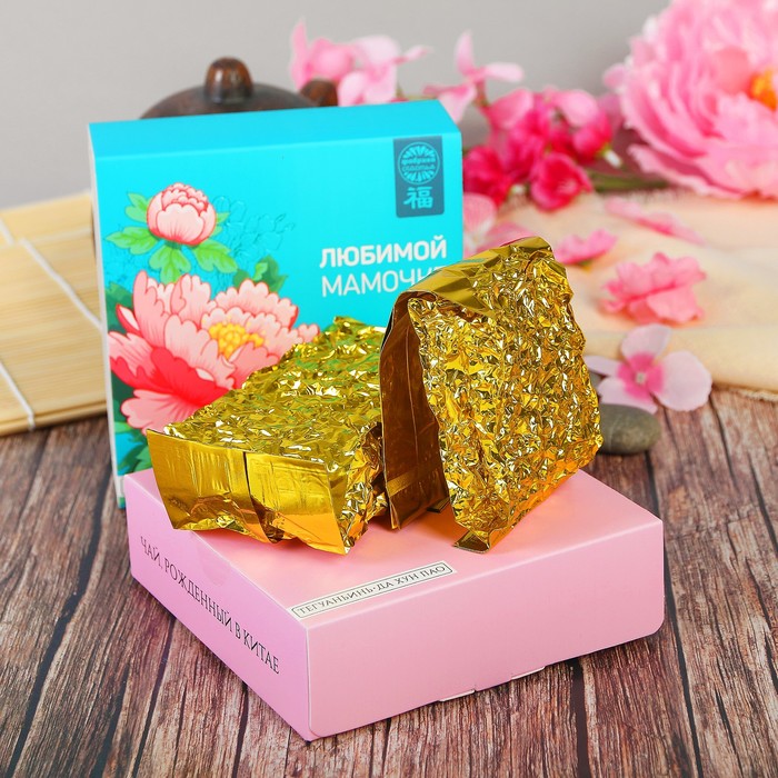 Набор чая Тегуаньинь, Да Хун Пао "Любимой мамочке", 2 пакета по 50 г