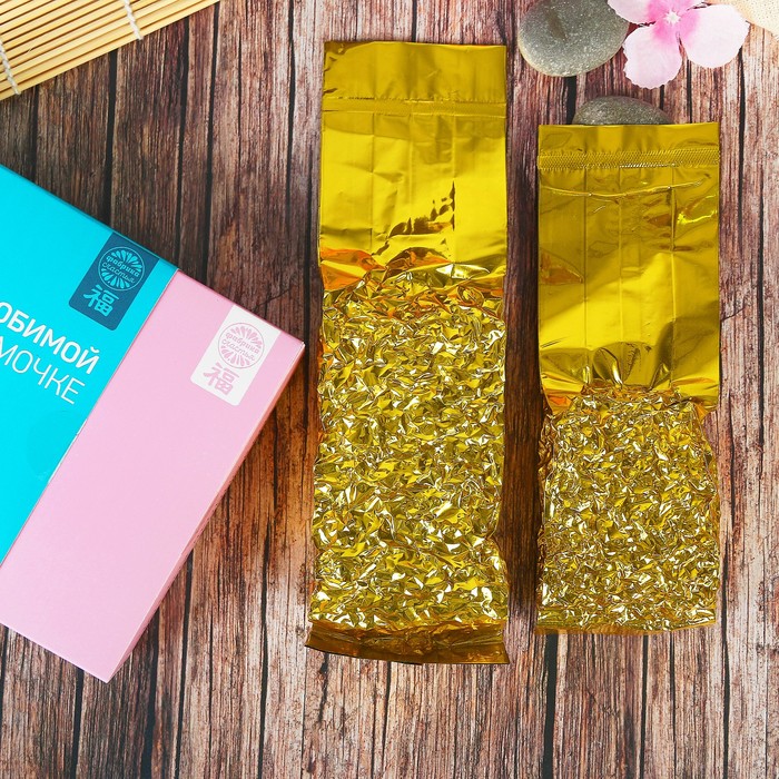 Набор чая Тегуаньинь, Да Хун Пао "Любимой мамочке", 2 пакета по 50 г