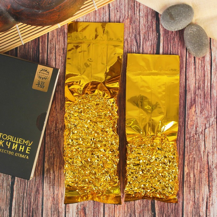 Набор чая Тегуаньинь, Да Хун Пао "Настоящему мужчине", 2 пакета по 50 г