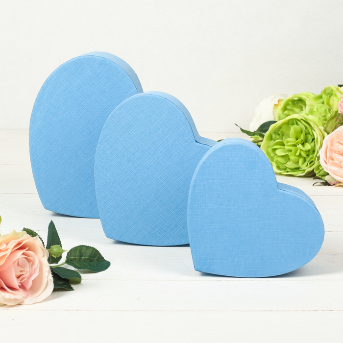 Набор коробок 3в1, 21,5 х 20,5 х 9 - 15,5 х 13,5 х 6 см