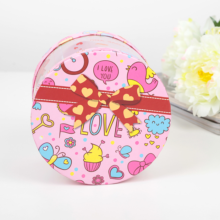 Коробка подарочная со светодиодом 15 х 15 х 12 см