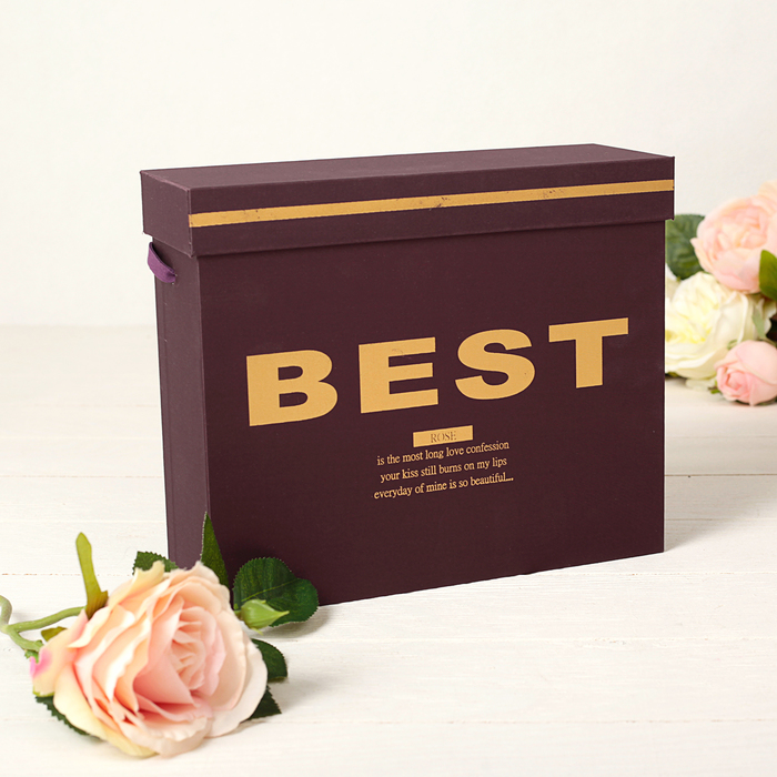 Коробка подарочная со шнурком 25 х 8,5 х 20,5 см