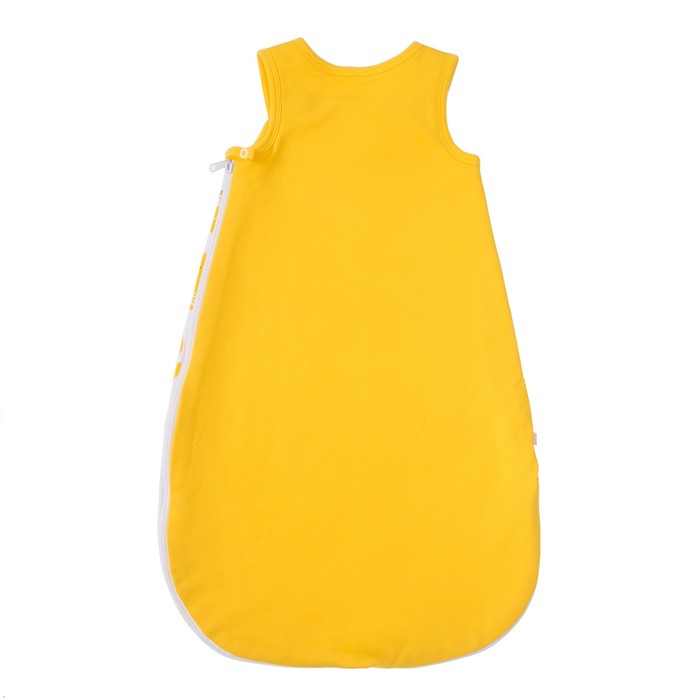 Спальник-кокон детский для новорожденных детей, размер 56-62 см, цвет белый, принт жёлтые ут 32424