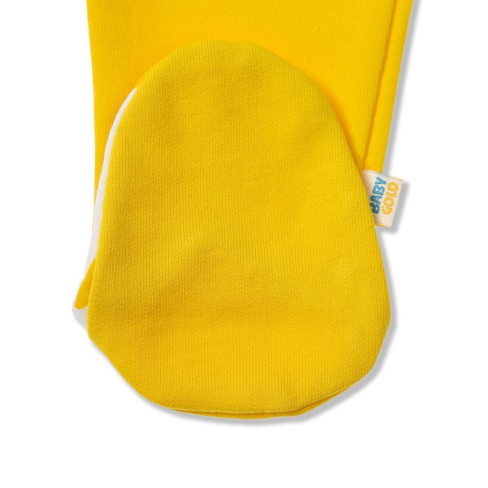 Ползунки детские на резинке, рост 74 см, цвет жёлтый У-ПЗ-116.3