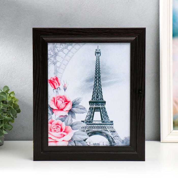 Ключница "Эйфелева башня" венге 24х29х4 см