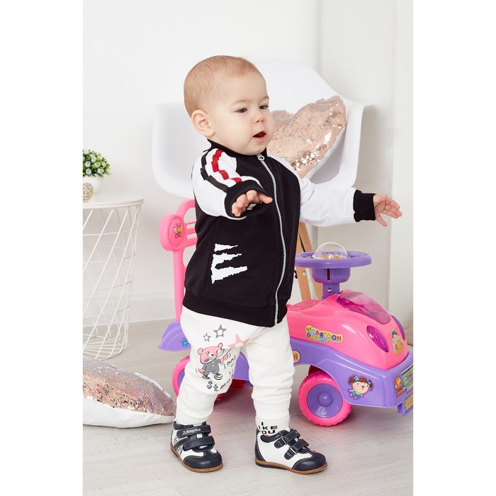 Толстовка детская, рост 74 см,цвет чёрный КР-230А_М