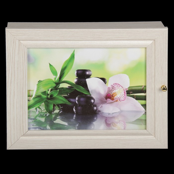 Ключница "Релакс" выбеленный дуб 24х29х4,5 см