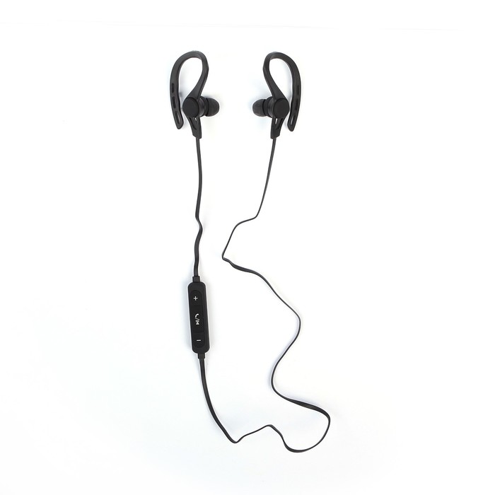 Наушники RITMIX RH-410BTH, выкуумные, спортивные, черные