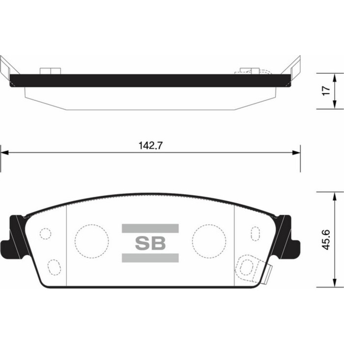 Колодки тормозные дисковые HI-Q SP1563