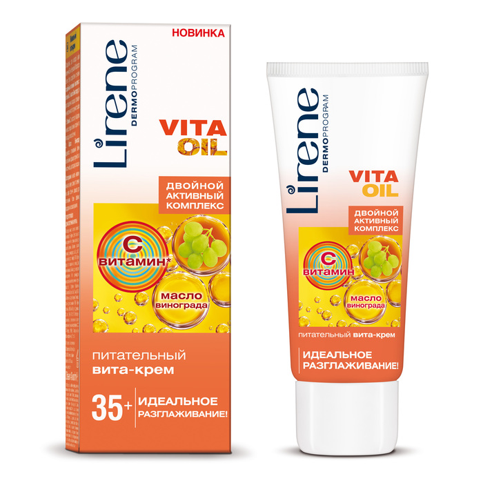 Вита-крем Vita oil, "Идеальное разглаживание", питательный, возраст 35+, 40 мл