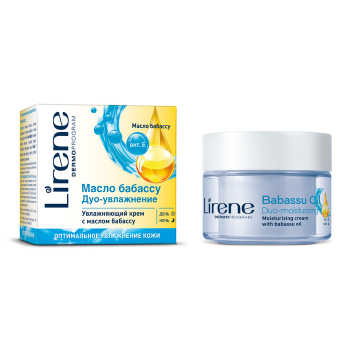 Увлажняющий крем Lirene масло бабассу, день/ночь, 50 мл