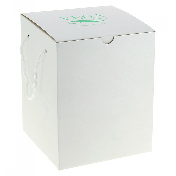 Композиция в вазе, розы ярко-розовые, 13 х 13 х 18 см