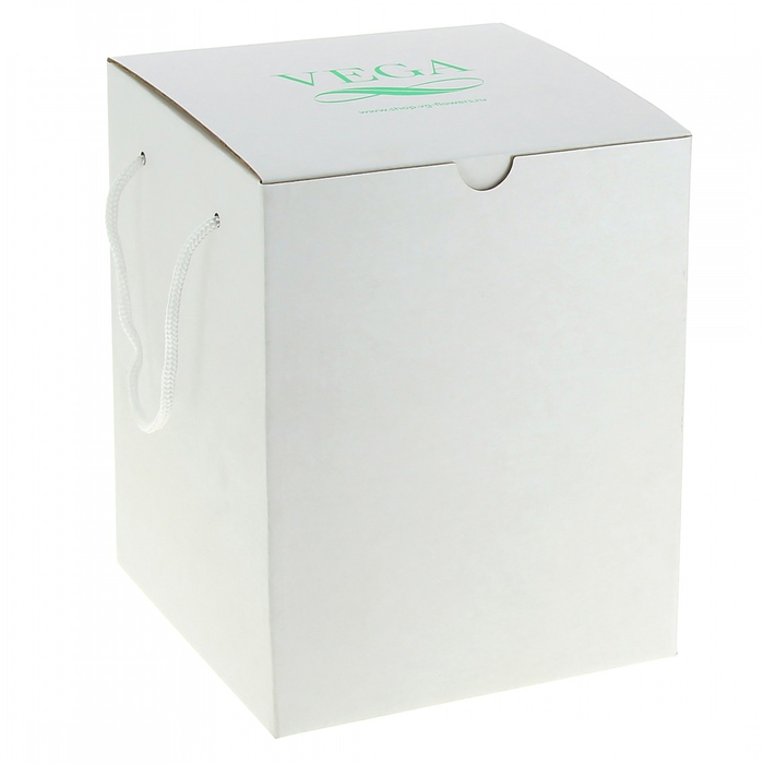 Композиция в вазе, розы светло-розовые, 13 х 13 х 18 см