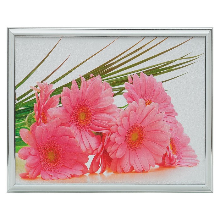 Картина "Букет из розовых гербер" 33*43 см