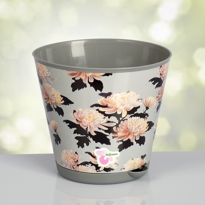 Горшок 1,8 л, d=16 см "Крит. Хризантемы" с системой прикорневого полива