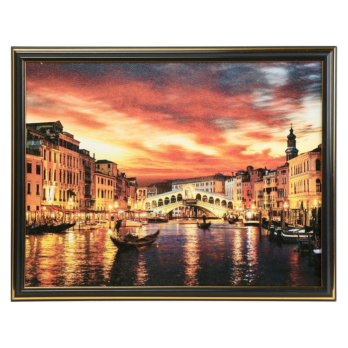 Картина "Вечерная Венеция" 33*43 см
