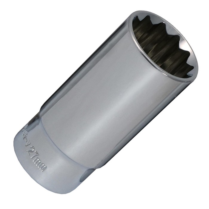 Головка торцевая Bovidix 5050320, 1/2", 27 мм, 12 граней, Cr-V