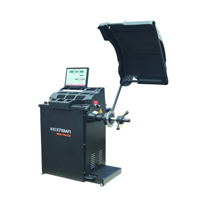 Стенд балансировочный WIEDERKRAFT WDK-706322, +/- 1 гр, d=10"-30", 220-240 об/мин, 220 В