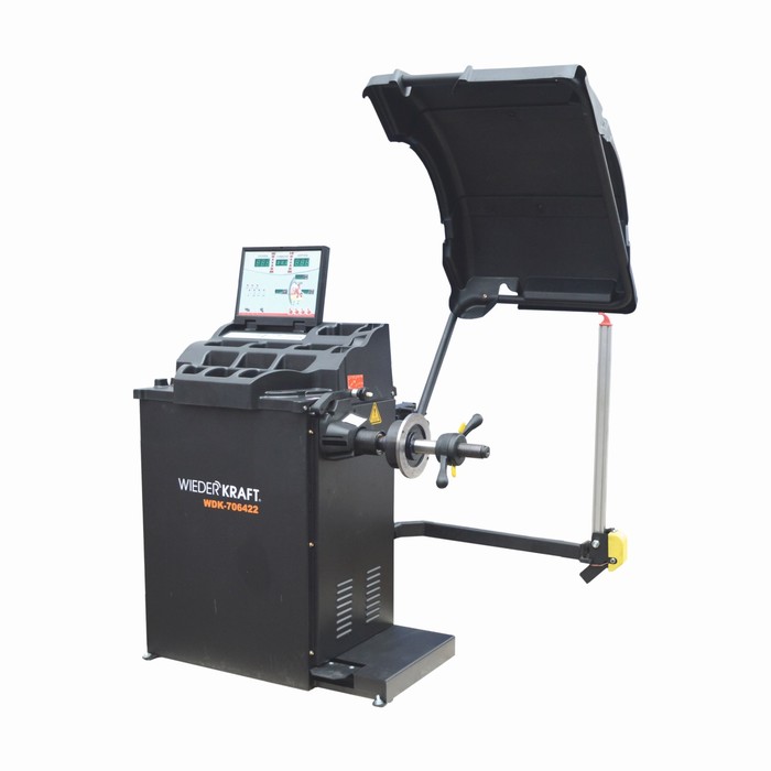 Стенд балансировочный WIEDERKRAFT WDK-706422, +/- 1 гр, d=10"-30", 220-240 об/мин, 220 В