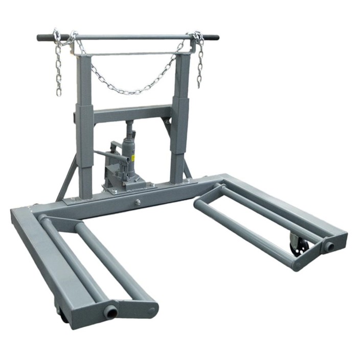 Тележка WIEDERKRAFT WDK-81001, для колес, 1 т, высота подъема 170 мм