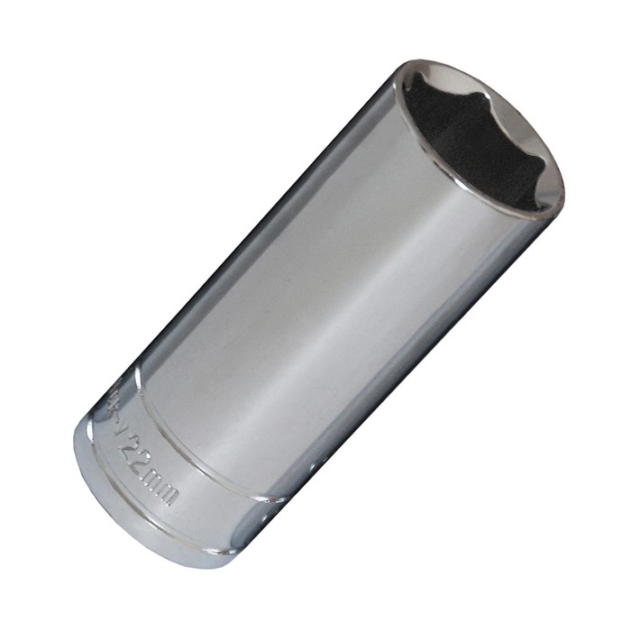 Головка торцевая Bovidix 5050115, 1/2", 22 мм, 6 граней, Cr-V