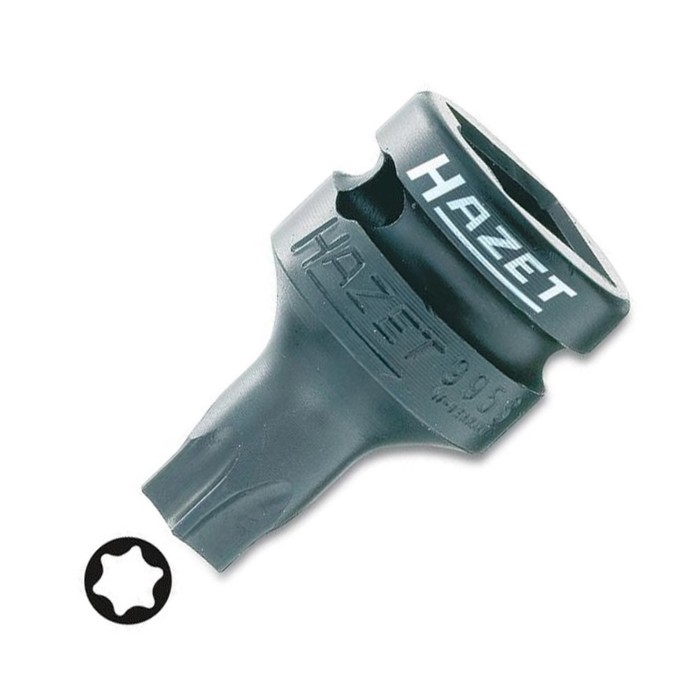 Головка торцевая HAZET 995S-T40, ударная, 1/2", TORX, Т40, 40 мм