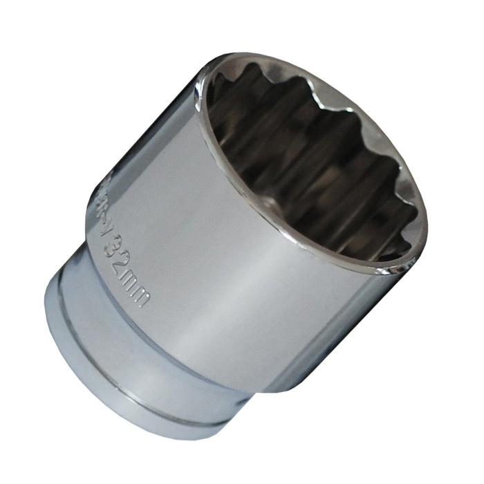 Головка торцевая Bovidix 5040324, 1/2", 32 мм, 12 граней, Cr-V