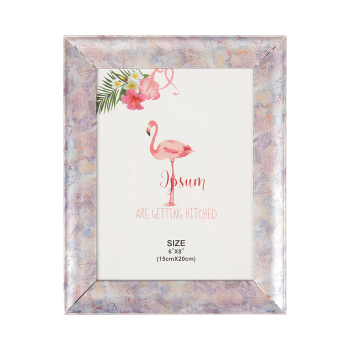 Фоторамка пластик 15х20 см "Радужный перламутр" 25х20 см