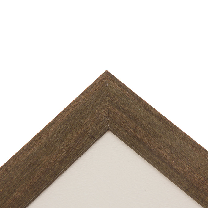 Фоторамка пластик с паспарту на 2 фото 10х15 см "Солнце" коричневая 28х34 см