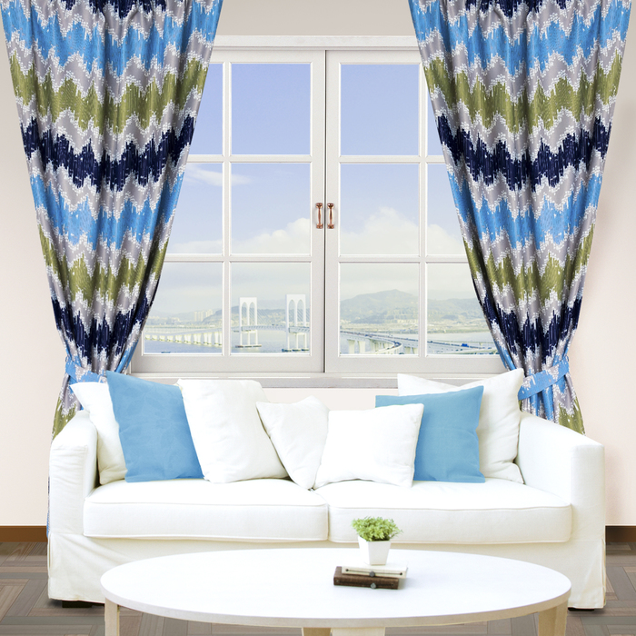 Штора портьерная "Этель" Вилия (вид 1) 135х250 см, блэкаут, 100% п/э