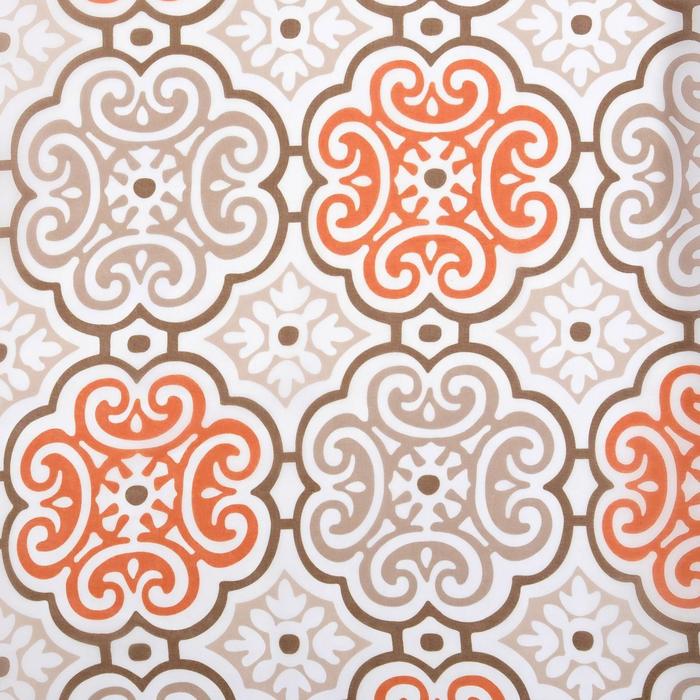 Тюль "Этель" Дамаск цвет бежевый 135х250 см, вуаль, 100% п/э